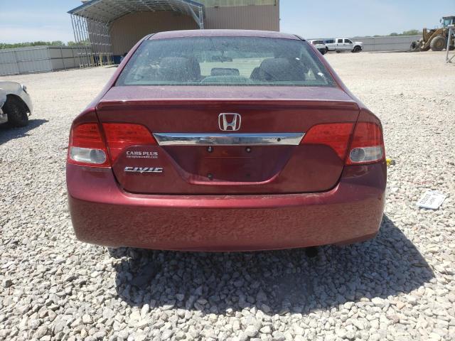 19XFA1F69BE007998 - 2011 HONDA CIVIC LX-S Marron photo 6