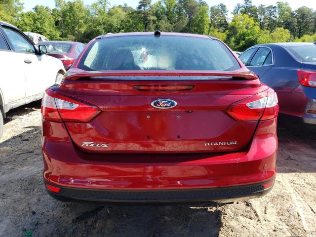 1FADP3J25EL388157 - 2014 FORD FOCUS TITANIUM RED photo 6