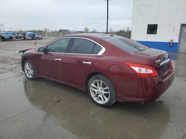 1N4AA51E09C845490 - 2009 NISSAN MAXIMA S MAROON photo 2