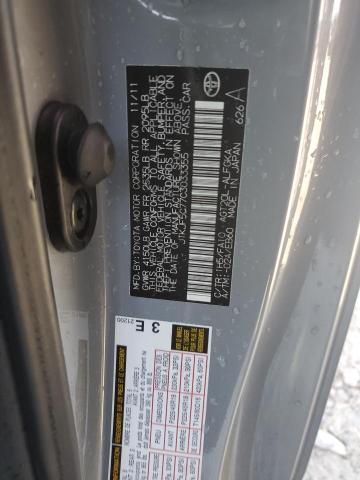 JTKJF5C77C3033355 - 2012 TOYOTA SCION TC 灰色 照片 12