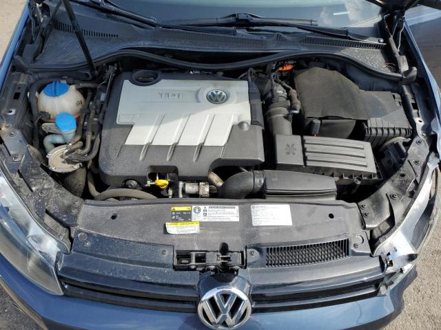 WVWDM7AJ9EW006745 - 2014 VOLKSWAGEN GOLF GRAY photo 11