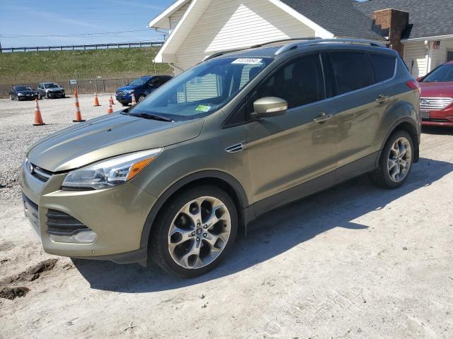 1FMCU9J97DUC84417 - 2013 FORD ESCAPE TITANIUM GREEN photo 1