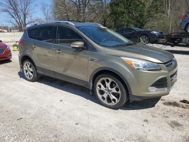 1FMCU9J97DUC84417 - 2013 FORD ESCAPE TITANIUM GREEN photo 4