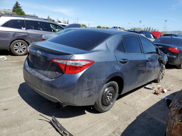 5YFBURHE5GP476679 - 2016 TOYOTA COROLLA L GRAY photo 3