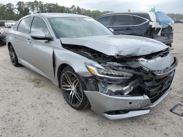 1HGCV2F92MA005993 - 2021 HONDA ACCORD TOURING SILVER photo 4