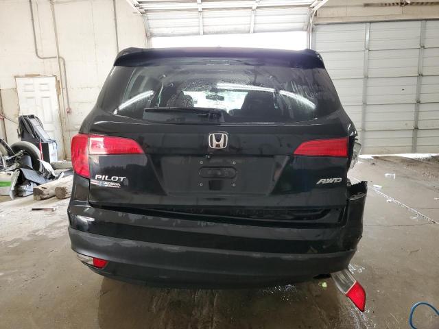 5FNYF6H55HB064228 - 2017 HONDA PILOT EXL BLACK photo 6