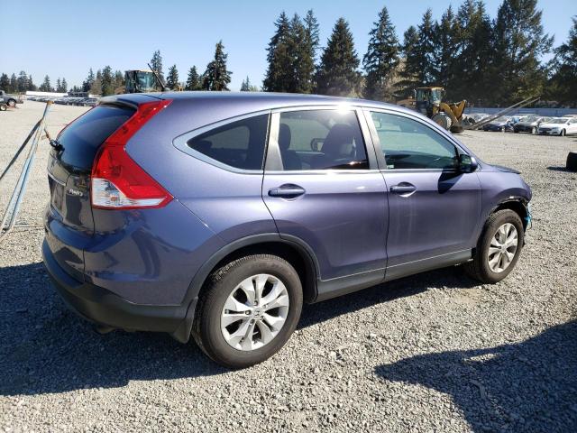 2HKRM4H52DH630422 - 2013 HONDA CR-V EX BLUE photo 3