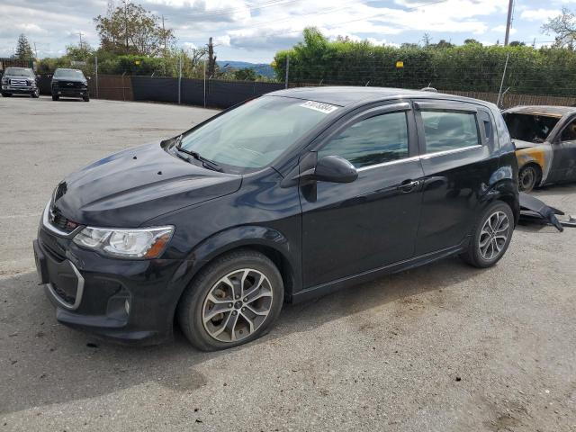 1G1JD6SB0L4105248 - 2020 CHEVROLET SONIC LT BLACK photo 1