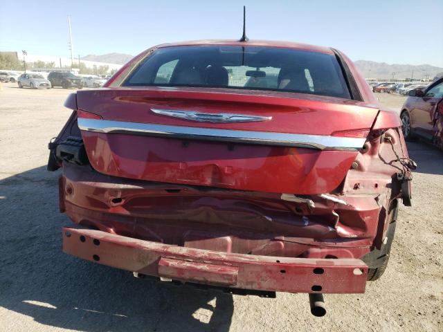 1C3CCBBB2DN728690 - 2013 CHRYSLER 200 TOURING RED photo 6