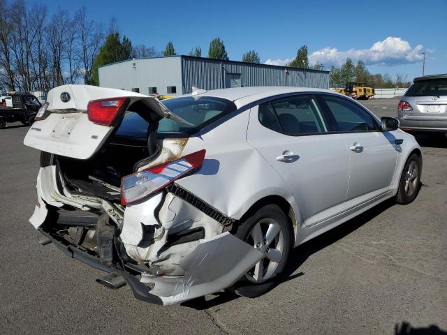 KNAGM4A75F5647055 - 2015 KIA OPTIMA LX WHITE photo 3