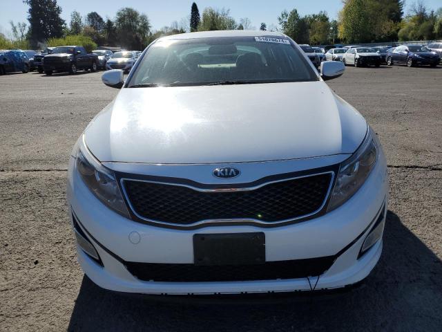 KNAGM4A75F5647055 - 2015 KIA OPTIMA LX WHITE photo 5