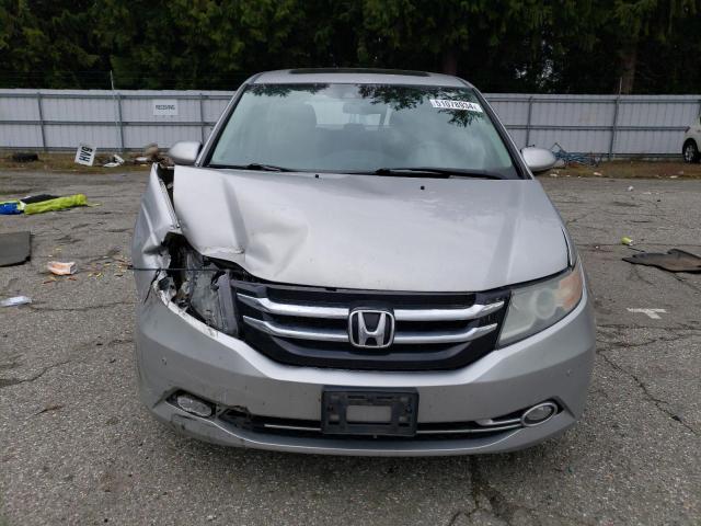 5FNRL5H94EB003541 - 2014 HONDA ODYSSEY TOURING SILVER photo 5