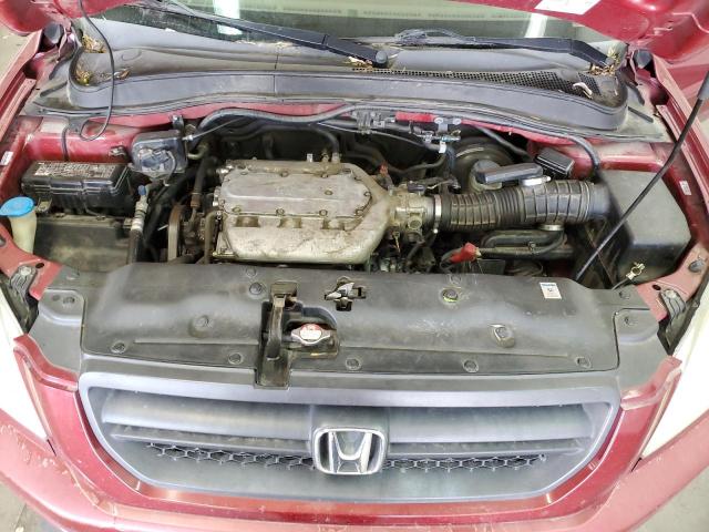 2HKYF18435H548812 - 2005 HONDA PILOT EX RED photo 11