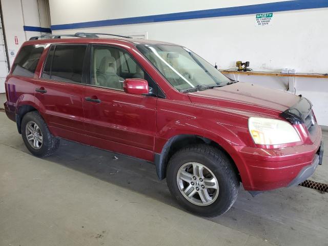 2HKYF18435H548812 - 2005 HONDA PILOT EX RED photo 4