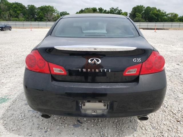 JNKBV61E17M709481 - 2007 INFINITI G35 BLACK photo 6