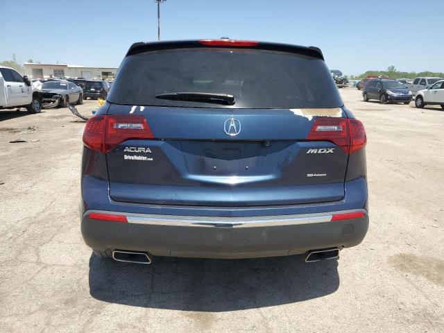 2HNYD2H26CH534770 - 2012 ACURA MDX BLUE photo 6