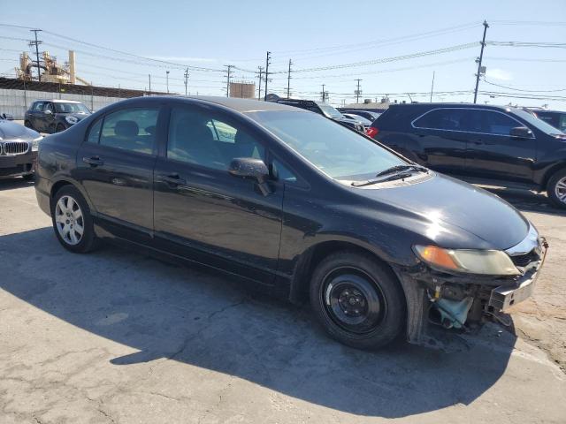 2HGFA16569H309675 - 2009 HONDA CIVIC LX BLACK photo 4