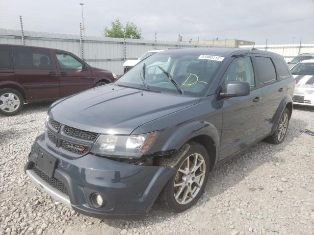 3C4PDDEG2HT566885 - 2017 DODGE JOURNEY GT CHARCOAL photo 2