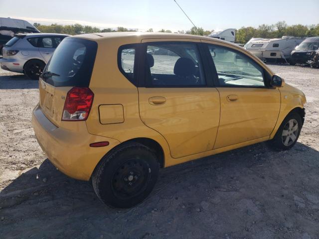 KL1TD66677B768340 - 2007 CHEVROLET AVEO BASE YELLOW photo 3
