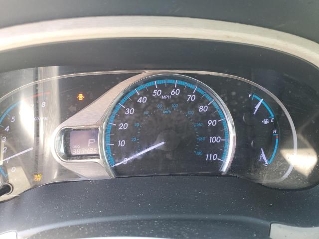 5TDYK3DCXCS182617 - 2012 TOYOTA SIENNA XLE CHARCOAL photo 9