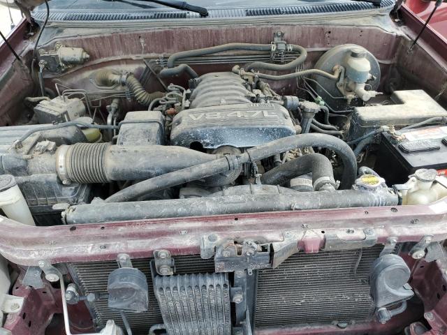 5TBRT341X5S471203 - 2005 TOYOTA TUNDRA ACCESS CAB SR5 MAROON photo 11