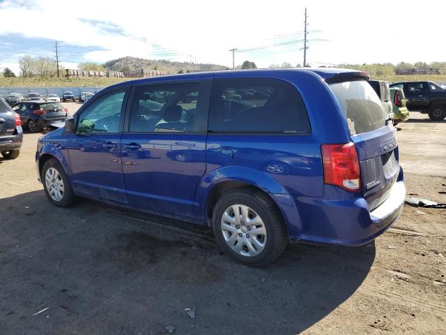 2C4RDGBGXJR296828 - 2018 DODGE GRAND CARA SE BLUE photo 2