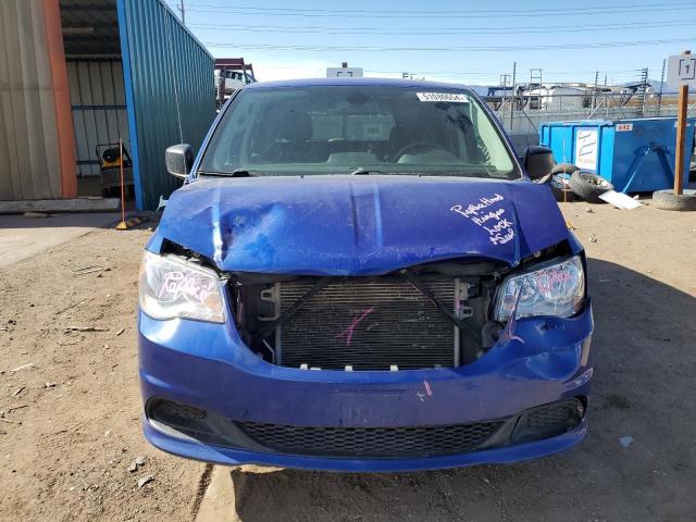 2C4RDGBGXJR296828 - 2018 DODGE GRAND CARA SE BLUE photo 5