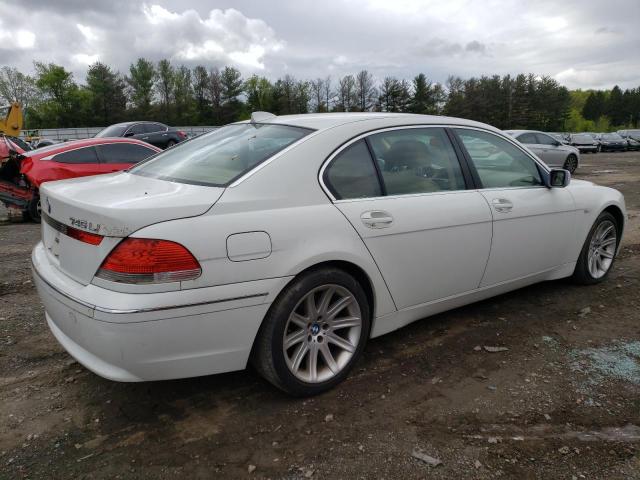 WBAGN63525DS58365 - 2005 BMW 745 LI WHITE photo 3