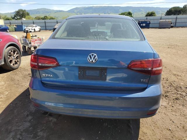 3VW267AJ5GM234761 - 2016 VOLKSWAGEN JETTA S BLUE photo 6