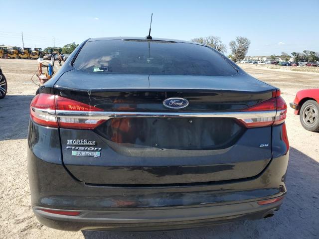 3FA6P0PUXHR188722 - 2017 FORD FUSION SE PHEV BLACK photo 6