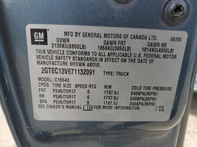 2GTEC13V671132091 - 2007 GMC NEW SIERRA C1500 CLASSIC CHARCOAL photo 13