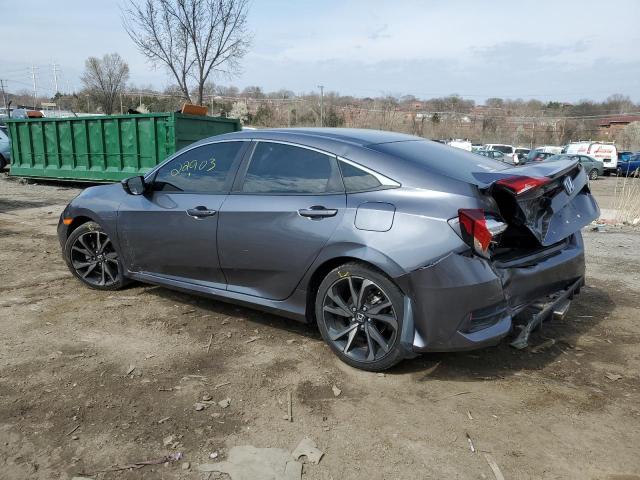 2HGFC2F81MH529390 - 2021 HONDA CIVIC SPORT 灰色 照片 2