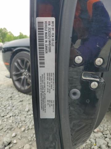 2C3CDZFJ1MH513303 - 2021 DODGE CHALLENGER R/T SCAT PACK BLACK photo 13