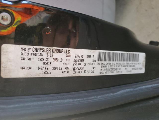 2C4RVAAG7DR725486 - 2013 VOLKSWAGEN ROUTAN S BLACK photo 13