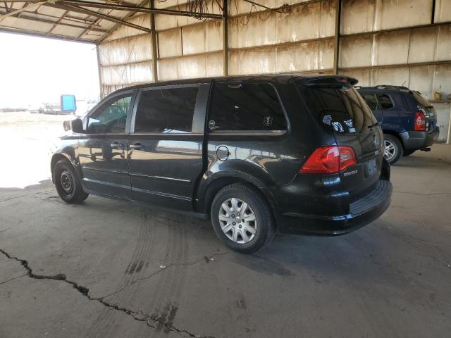 2C4RVAAG7DR725486 - 2013 VOLKSWAGEN ROUTAN S BLACK photo 2