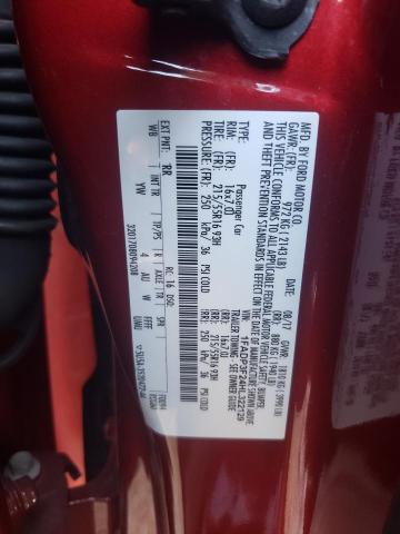 1FADP3F24HL322129 - 2017 FORD FOCUS SE RED photo 12