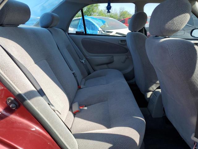 1Y1SK5284YZ432158 - 2000 CHEVROLET GEO PRIZM BASE BURGUNDY photo 10