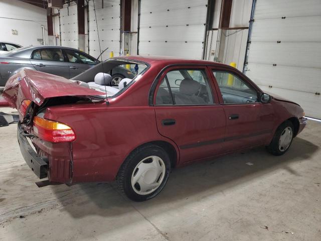 1Y1SK5284YZ432158 - 2000 CHEVROLET GEO PRIZM BASE BURGUNDY photo 3