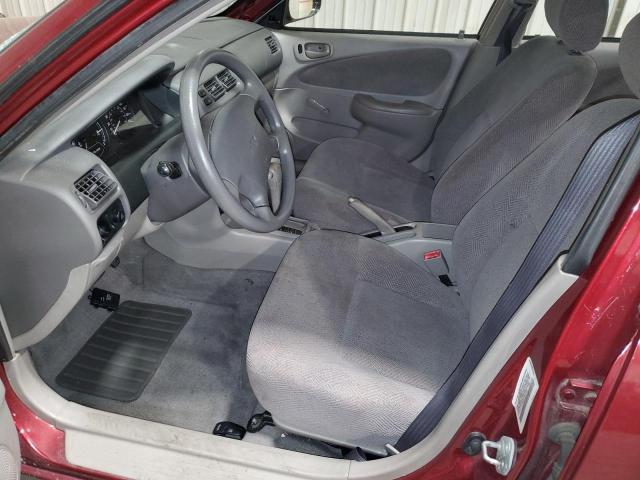 1Y1SK5284YZ432158 - 2000 CHEVROLET GEO PRIZM BASE BURGUNDY photo 7