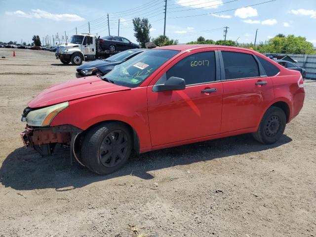 1FAHP34N98W287097 - 2008 FORD FOCUS S/SE RED photo 1