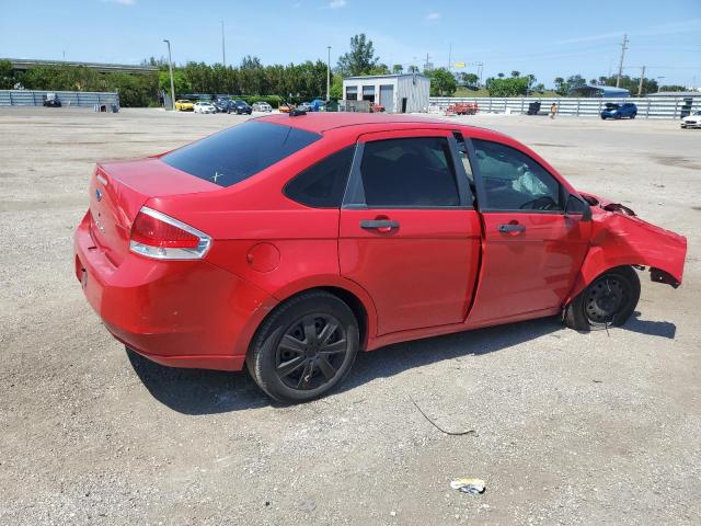 1FAHP34N98W287097 - 2008 FORD FOCUS S/SE RED photo 3
