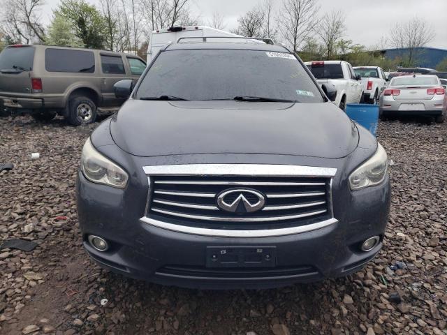 5N1CL0MM9EC519146 - 2014 INFINITI QX60 HYBRID GRAY photo 5