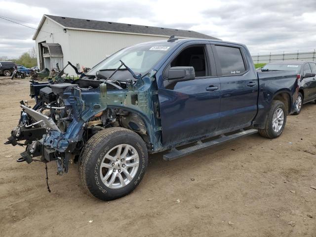 3GCUYEED7NG212982 - 2022 CHEVROLET SILVERADO K1500 RST BLUE photo 1