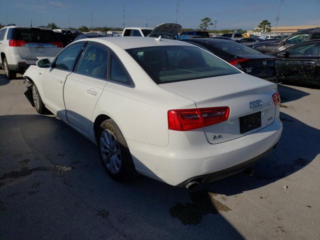 WAUBGAFC3CN005029 - 2012 AUDI A6 WHITE photo 3