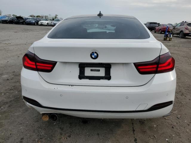 WBA4J1C52JBM10782 - 2018 BMW 430I GRAN COUPE WHITE photo 6