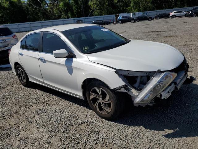 1HGCR2F38GA028151 - 2016 HONDA ACCORD LX WHITE photo 4