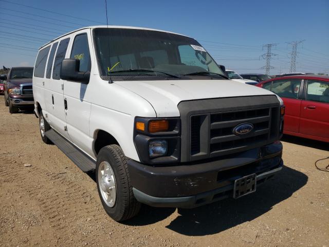 1FMNE1BW2BDB33140 - 2011 FORD ECONOLINE E150 WAGON WHITE photo 1