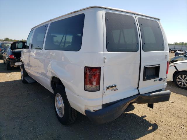 1FMNE1BW2BDB33140 - 2011 FORD ECONOLINE E150 WAGON WHITE photo 3