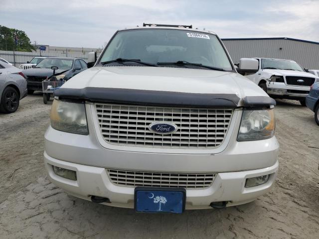 1FMFU205X5LB07807 - 2005 FORD EXPEDITION LIMITED WHITE photo 5