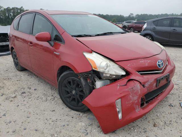 JTDZN3EU0C3170951 - 2012 TOYOTA PRIUS V RED photo 4